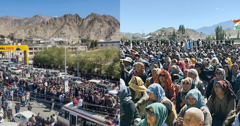 Gen z Protest ladhak