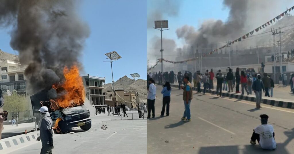 Gen z Protest ladhak