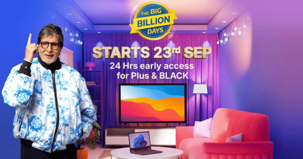 Flipkart Big Billion Days 2025 sale with big discounts on smartphones, electronics, beauty products and groceries