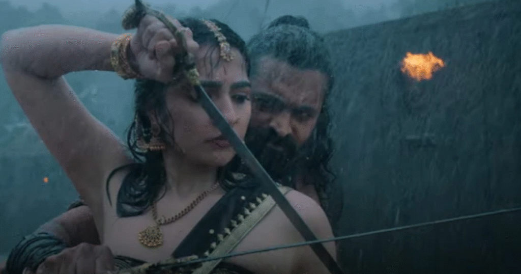 Kantara Chapter 1 ट्रेलर रिलीज़ में ऋषभ शेट्टी का योद्धा अवतार